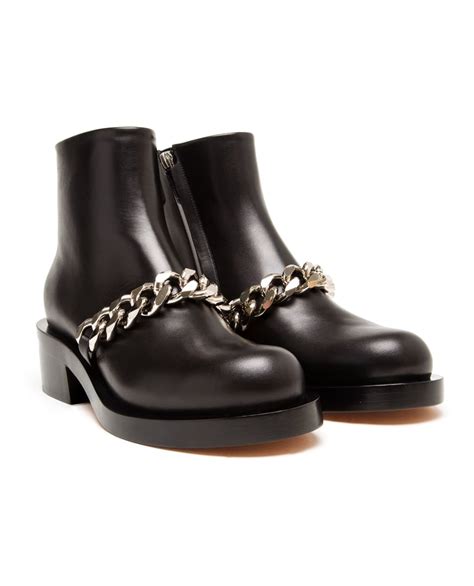 givenchy laura chain link ankle boots|Givenchy golden boots.